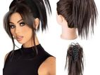 Claw Clip Synthetic Hair Bun Ponytail Extension – Color Code R618 4