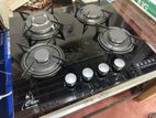 Clear 4 Burner Cooker Hob-Glass (B60)