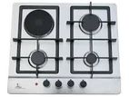 Clear 4 Burner Gas and Electric Cooker - Steel (F4-SP603)