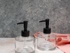 Clear Glass Soap Dispenser