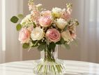Clear Glass Vase
