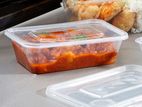 Clear Plastic Microwavable Containers - 750ml