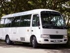 Coaster Rosa 27seat Ac bus for hire