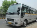Coaster rosa Bus for Hire with Driver AC