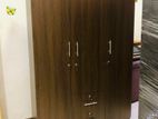 Coffee Brown 3D Cloth Cupboard