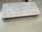 Coffee Table Mahogany White Wash Finish