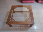 Coffee Table Teak With Glass