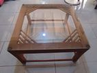 Coffee Table Teak with Glass