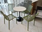 Coffee Table with 4 Chairs