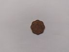 Coin ( King George 1951 2 Cents Ceylon )
