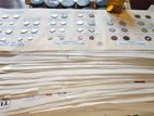 Coins with Notes (voc Some Old Coin only Sri Lanka)