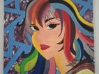 Colorful Morden Art Portrait Painting