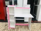 Coloured Melamine Writing Table full set