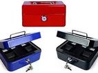 Combination Lock Portable Metal Money Cash Box 2 Keys