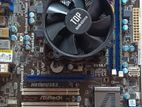 H61 Motherboard with Processor, RAM, CPU Fan