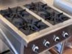 Commercial 4 Gas Burner Cooker Low pressure