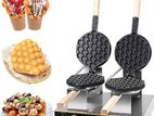 Commercial Non-Stick Electric Dual Bubble Waffle Maker