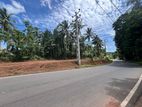 Commercial plots facing Gampaha - Kirindivela main road