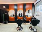 commercial salon space with equipment rent in dehiwala