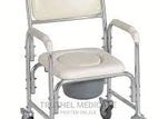 Commod Chair with Wheel Full Option