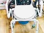 Commode Chair Arm Decline & 4 Locker Wheel