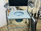Commode chair fiber seat with cushion