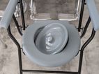 ---Commode Chair Gray - Foldable----