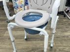 Commode Chair with Arm Decline
