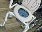 Commode Chair with Arm Decline
