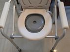 Commode Chair with Arm Rest