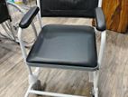Commode Chair With Castor Wheel
