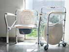 Commode Chair With Wheel & Without