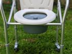 Commode Chair With Wheel Foldable