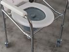 Commode Chair With Wheel -Foldable