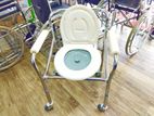 Commode Chair With Wheel Foldable