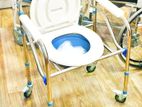 Commode Chair With Wheel Foldable