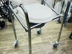 Commode chair with wheel Foldable