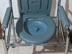 Commode Chair with Wheel Foldable