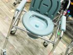 Commode Chair With Wheel Foldable කොමඩ් පුටු