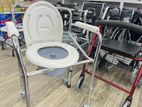 Commode Chair with Wheel