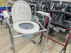 Commode Chair with Wheel