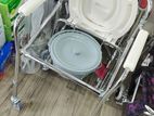 Commode Chair with Wheel