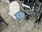 Commode Chair with Wheels