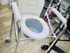 Commode Chair With Wheels Height Adjustable 2 Locker
