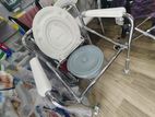 Commode Chair With Wheels Height Adjustable