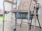 Commode Chair With Wheels Hight Adjustable****