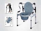 Commode Chair,Toilet Chair Aluminum Walker all In 1