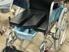 Commode Wheel Chair Arm Decline කොමඩ් රෝද පුටුව