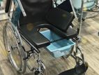 Commode Wheel Chair Arm Dropped