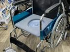 Commode Wheel Chair Fiber Seat with Cushion
